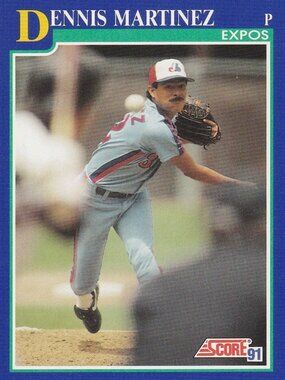 Dennis Martinez - Score '91 Baseball Card